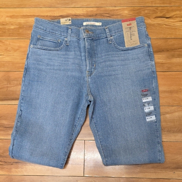 Levi's Size 31x30 311 Shaping Mid-Rise Smoothing Tummy Panel Skinny Jeans NEW - Picture 9 of 14